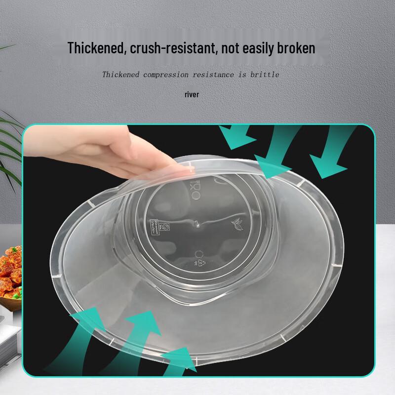 Jinmei King 4200ml Disposable High-Dome Round Food Container