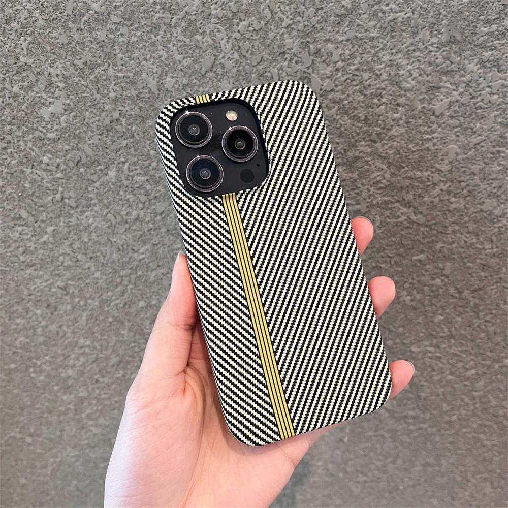 Ультратонкий охлаждающий чехол с рисунком под карбон для For Iphone 16 15 14 Plus 13 12 11 Pro Max 13Mini 12Mini Ударопрочный пластиковый чехол