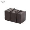 Furniture Play House Vintage Wood Box Miniature Portable Trunk Mini Suitcase Doll Leather Luggage