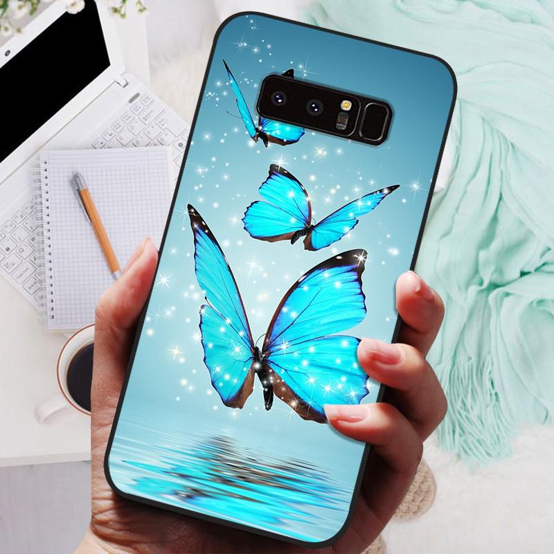Чехол-накладка для Samsung Note 8 9 7 5 Волк Кошка Животные Силиконовые Мягкие Задние Чехлы для Samsung Galaxy Note 9 Note8 Note7 Чехол для телефона