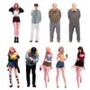 Изысканная миниатюрная модель из смолы 1/64 Красивая фигурка людей для креативных экспозиций и художественной коллекции