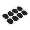 8pcs/lot Black Silicone 0.5mm Alto Tenor Rubber Saxophone Clarinet Mouthpiece Cushions