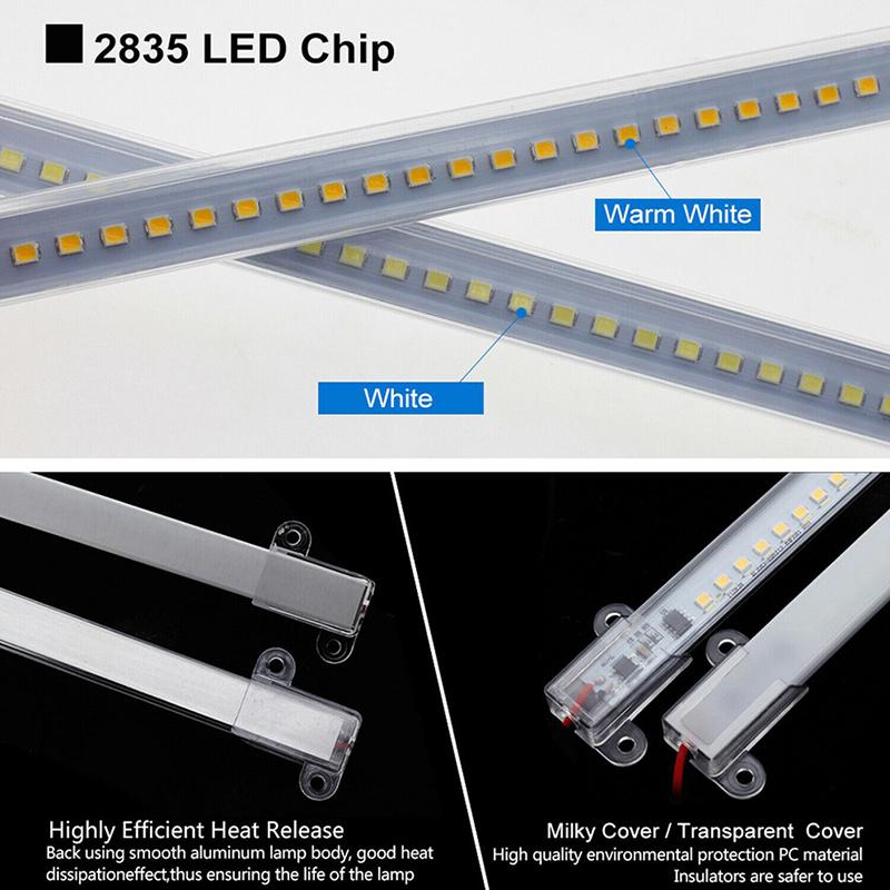 Ac220V Led Bar Light High Brightness 2835 Led Clip 30Cm 40Cm 72Leds Rigid Strip