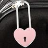Портативный любовный замок романтический металлический любовный замок пара одинарный сердечный замок шкатулка для украшений