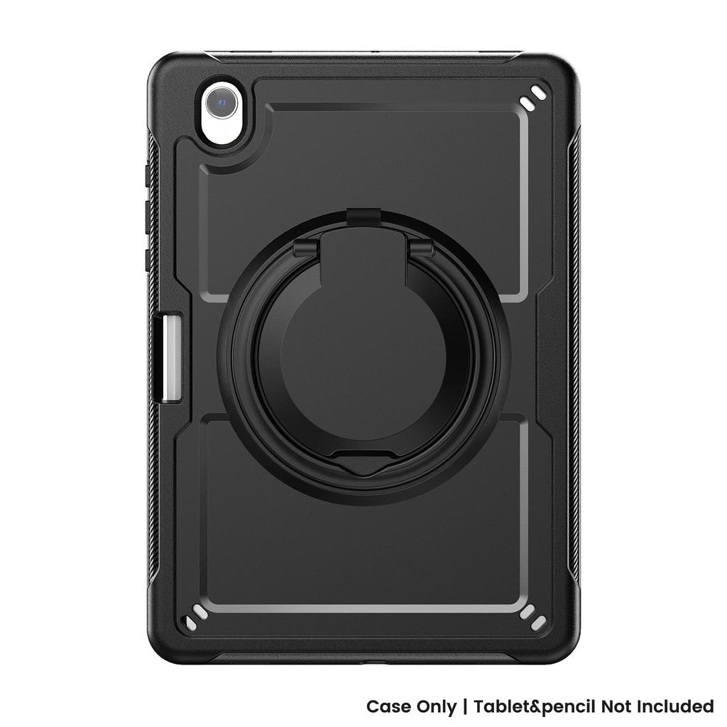 Чехол-подставка с вращающейся ножкой для Samsung Galaxy Tab S10 Lite, противоударный чехол для планшета из ПК + ТПУ