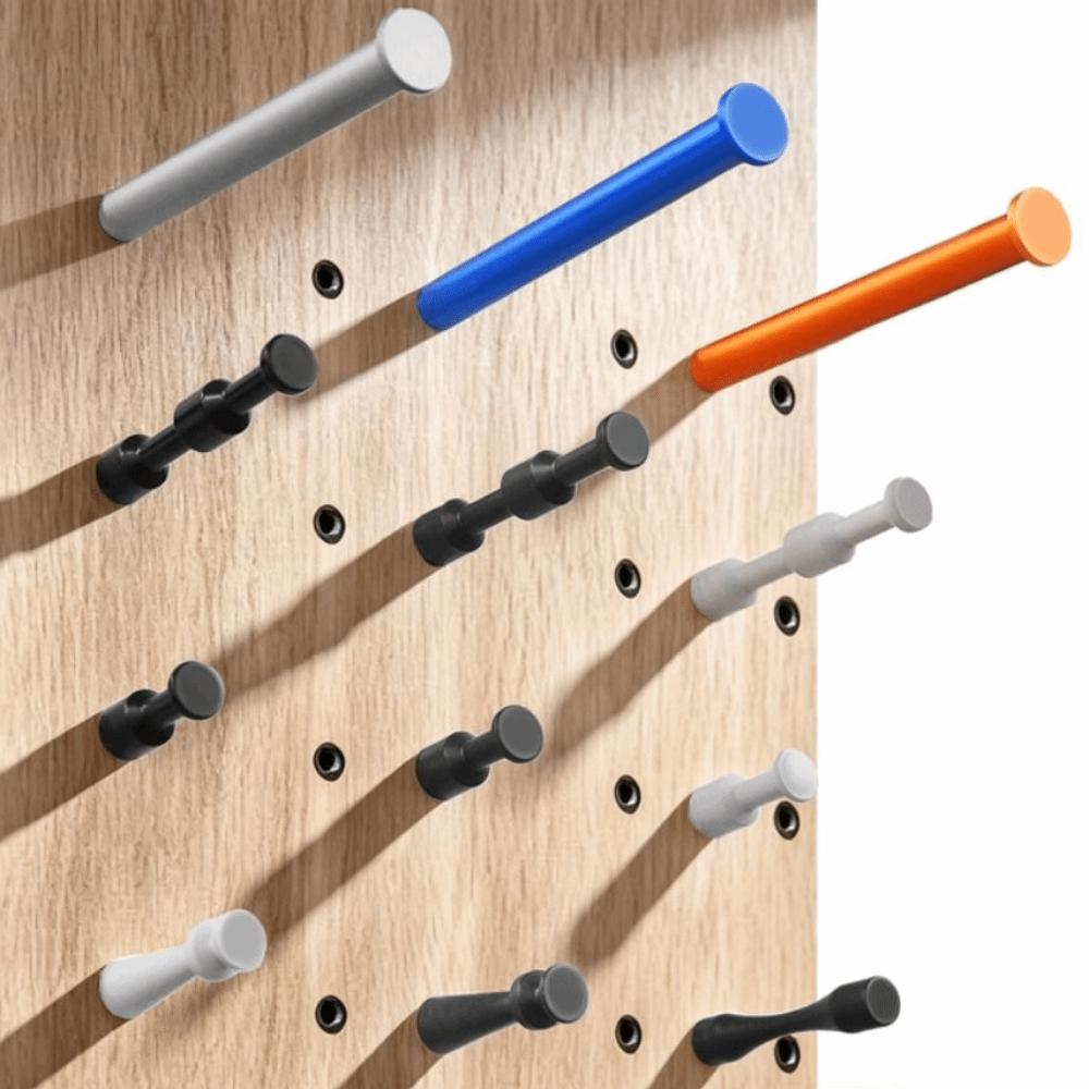 Metal Pegboard Storage Hook Punch Free Wall Pegboard Organizer Pegboard Accessory
