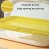 Large Capacity Pencil Box with Lid Lightweight Double Layer Design Dustproof Portable Pen Case