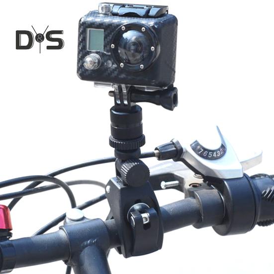 Vertical Stand Extension Arm Aluminum 360-Degree Rotation Camera Mount Vertical Metal Swivel Tripod Adapter for Gopro Hero12/11