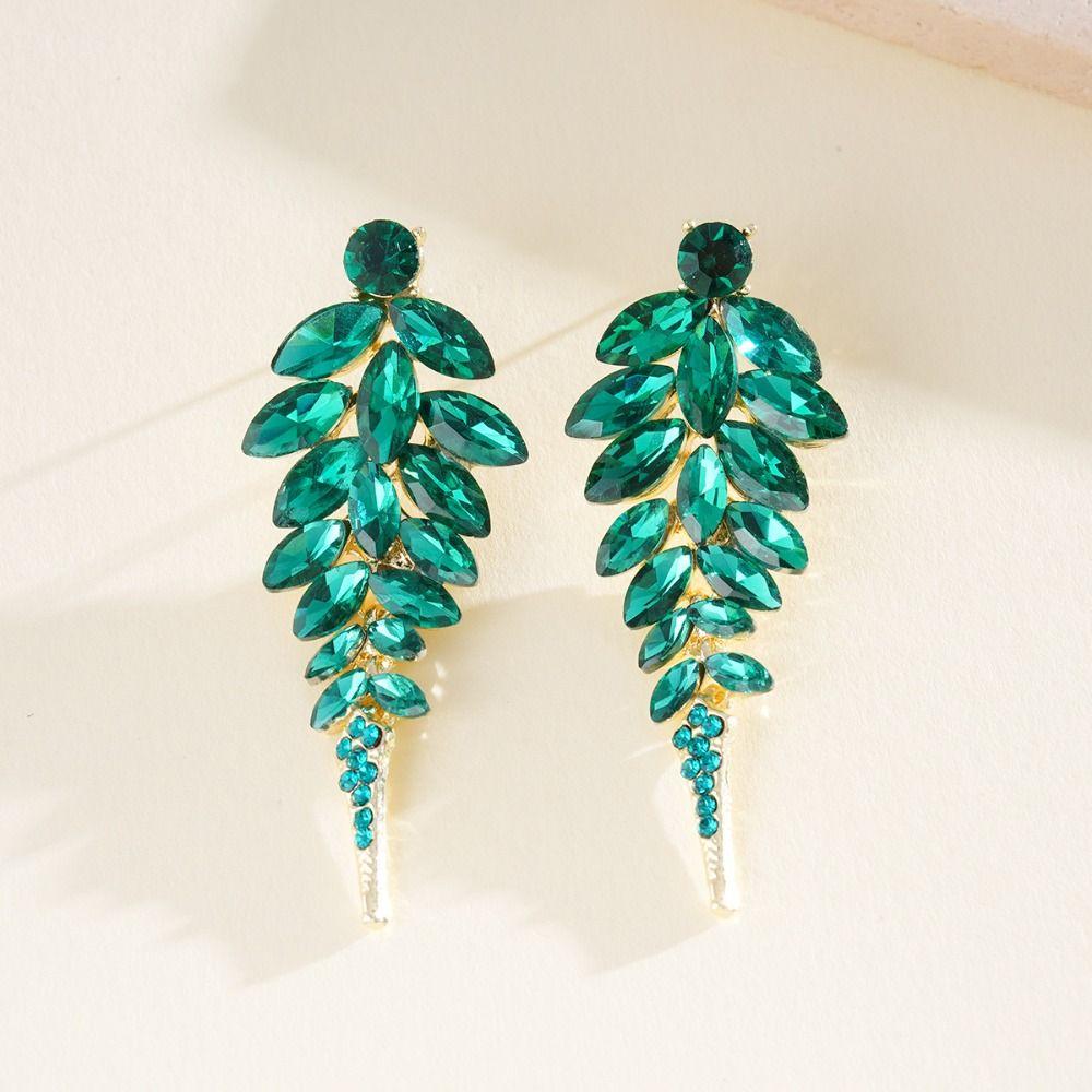 Silver Needle Tassel Earrings Full Drill Dangle Earrings Fashion Zircon Earrings Elegant Occasions