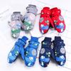 Non-slip Windproof Fleece Lined Skating Gloves Children Mittens Toddler Kids Mittens Snow Mittens