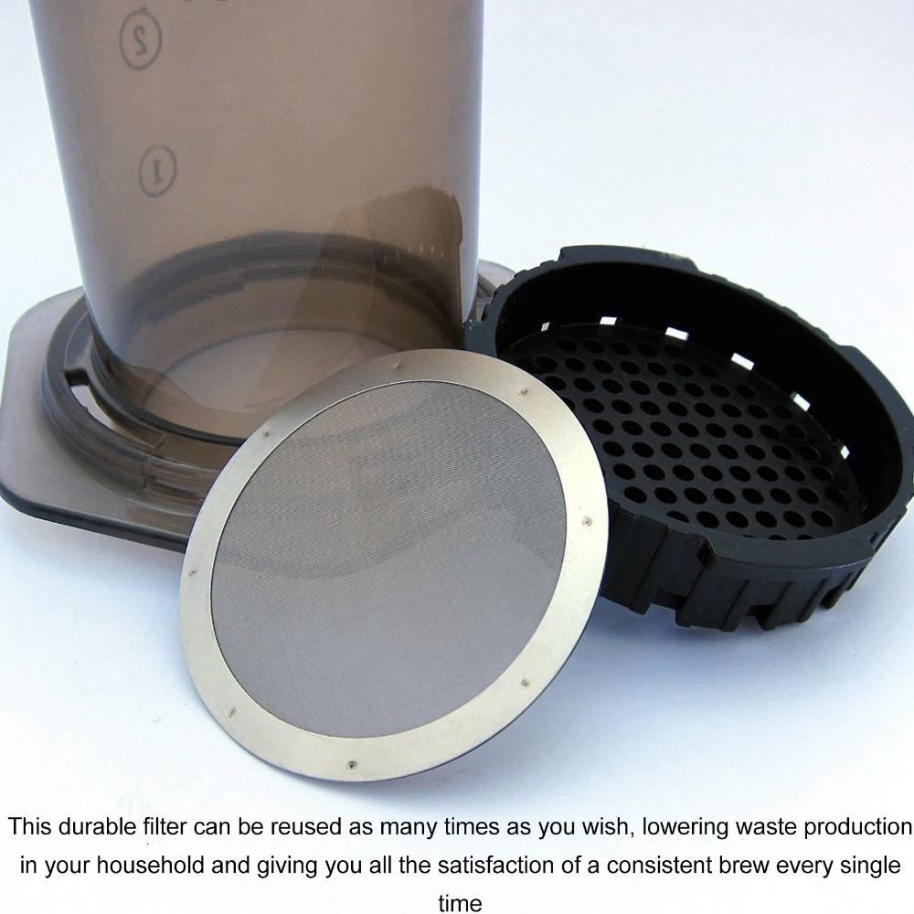 2pcs set 61MM Diameter Stainless Steel Coffee Filter Pour Over Coffee Filter Pour Over Coffee