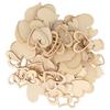 129 HEART SILHOUETTES - WOOD - 4.5 CM