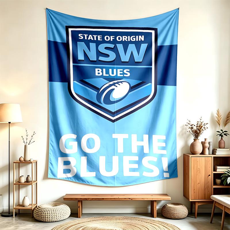 NSW Blues (1) Tapestry Suitable For Decorating Homes Dorms And Bedrooms Soft To The Touch And A Perfect Gift For Friends And Family