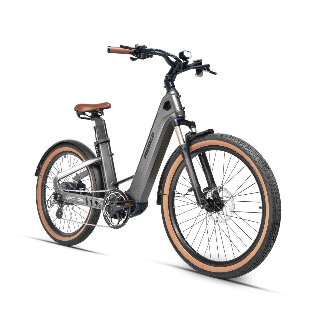 MIHOGO Air Carbon Fiber Frame Adult Electric Bicycle Urban E-Bike 26" Inflatable Tires E-bike 750W Motor 48V19.2AH Battery Electric Bike