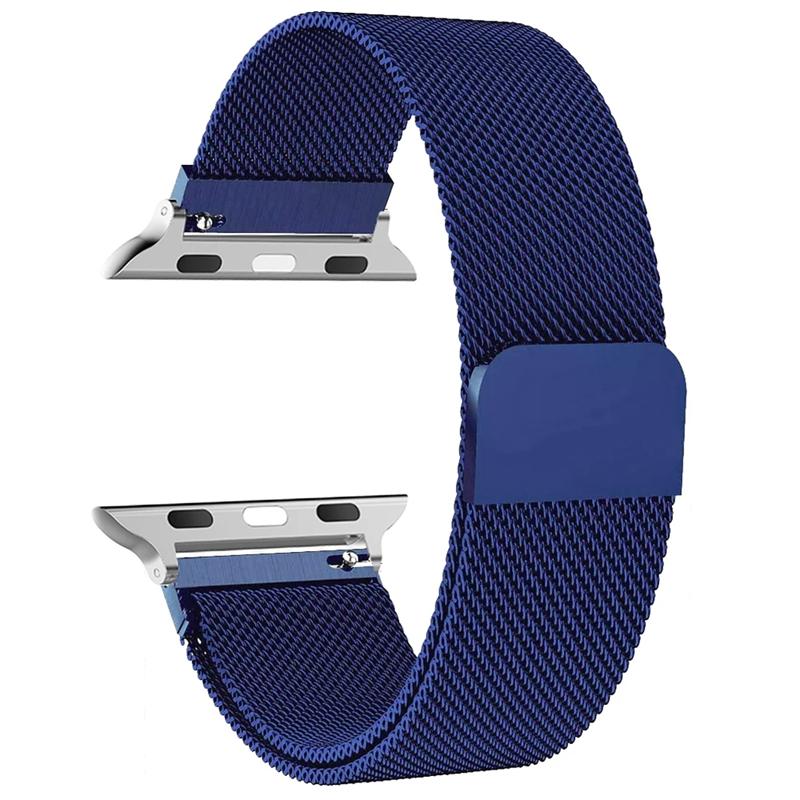 Milanese Loop Band for Apple Watch Strap Ultra 2 49mm 45mm 44mm 42mm 41mm 40mm 38mm Metal Wristband Bracelet iWatch Series 3 4 5 6 7 8 9 SE