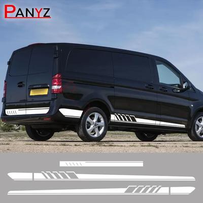 3 шт. автомобильные наклейки для Mercedes Benz Vito V Class Viano W638 W639 W447 Marco Polo EQV Camper Van виниловые наклейки аксессуары для тюнинга