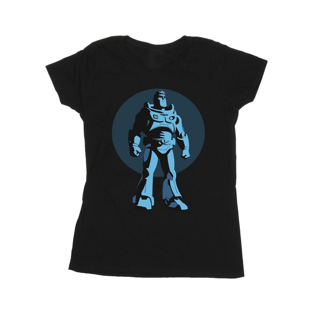 Disney Womens/Ladies Lightyear Buzz Standing Circle Cotton T-Shirt