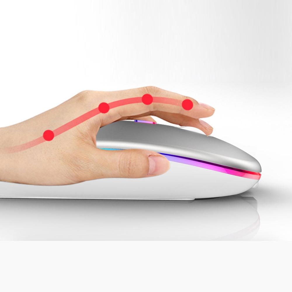 Wireless Mouse Rgb Rechargeable Bluetooth Mice Wireless Computer Mause Led Backlit Ergonomic Gaming Mouse For Laptop
