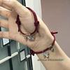 New Chinese Ins Bell Butterfly Hand Rope, Red Rope To Ensure Safety, Simple Student Gift Couple Bracelet