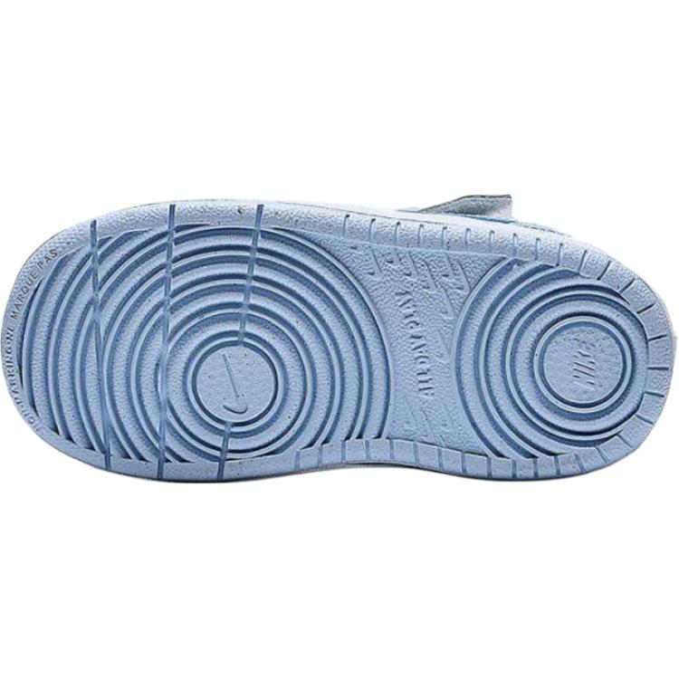 Nike Court Borough Low Recraft TD Мягкий жемчуг Небесно-голубой Детские кроссовки Гортензии Белый IH4051-001