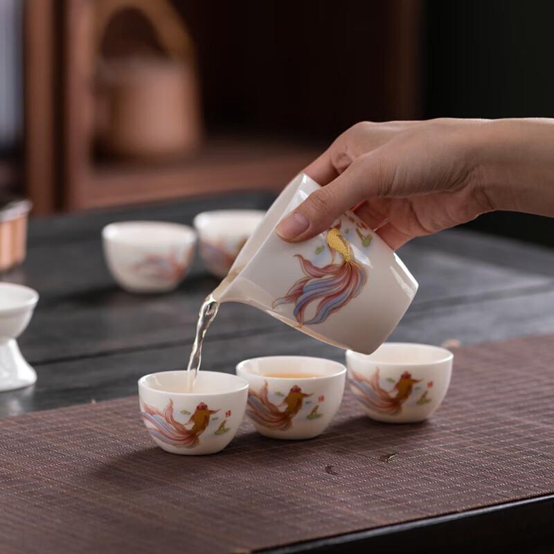 Jinyumantang Dehua Luxury Ceramic Kung Fu Tea Set