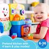 Обучающая кухня Fisher-Price [6-36 месяцев] [Развивающая игрушка, Английский, Иностранный язык] BMG83