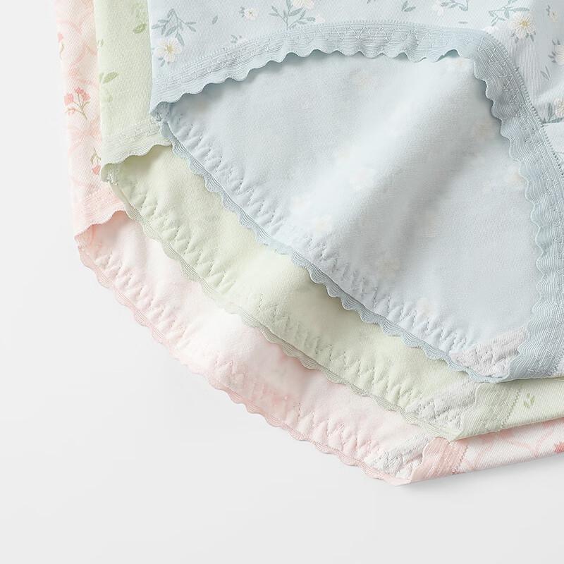 Fenteng Women's 4-Pack Tummy Control Mid-High Waist Cotton Underwear