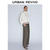 UR Women's Spliced Waist Wide-Leg Trousers
