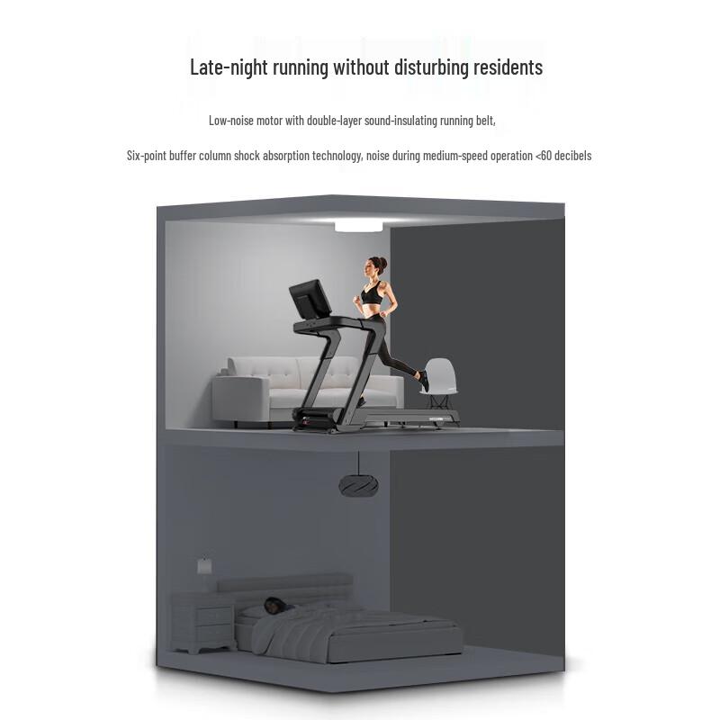JOROTO D40TV Color Screen Folding Treadmill CN plug (adapter included)