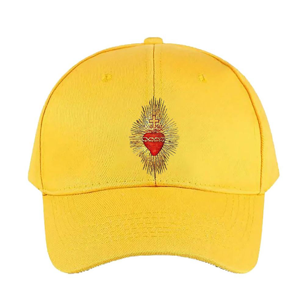 Sacred Heart of Jesus Christian Cap summer woman Man Adult Hat Fashion Casual Adjustable Printed Baseball Caps Trucker Cap