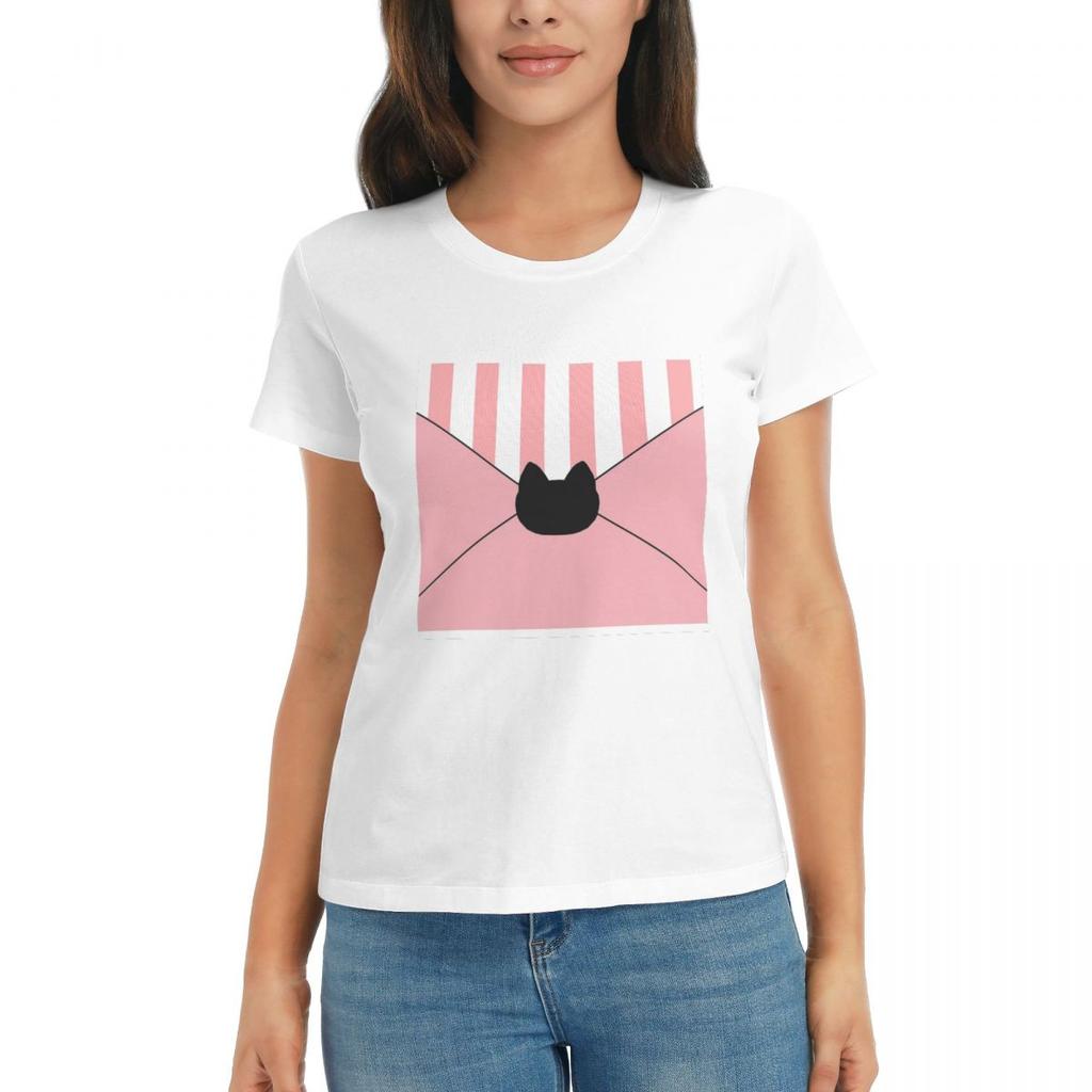 Women TShirt Bee And Puppycat Temp Work AssignUnisext Horizontal Summer Short Sleeve Tees ONeck T Shirts Clothes Tops Streetwear