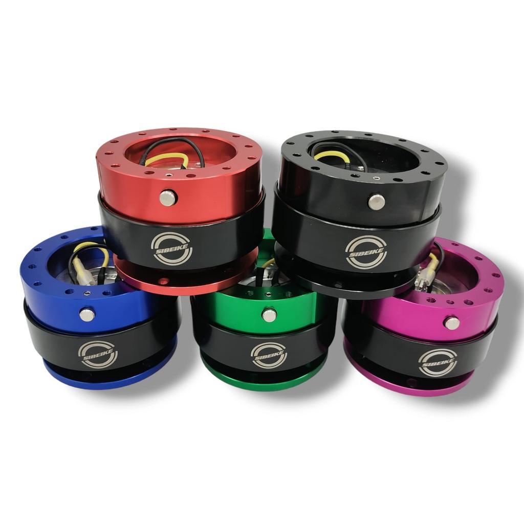 SIBEIKE Quick Release Lenzing Ding Sound Steering Boss Aluminum Control Hub Anodized (Purple)