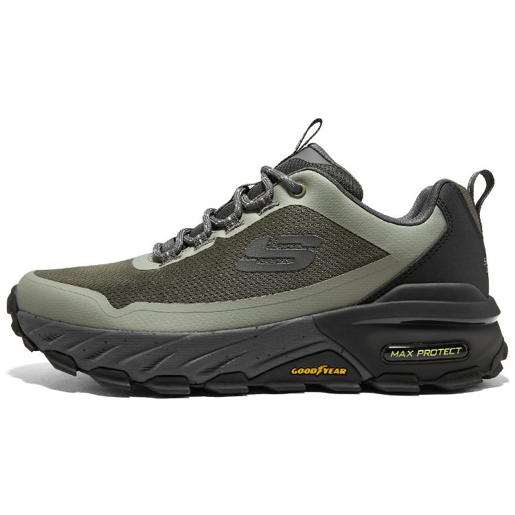 Skechers Максимальная защита Удобные Низкие Повседневные Уличные Функциональные Ботинки Мужские Оливково-Зеленые 237301C-OLV