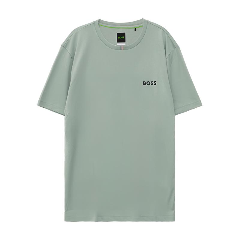 BOSS SPORTS Полосатая футболка для тренировок BOSS Striped Spin (50554543357)