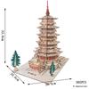 3D деревянная головоломка Собор Василия Блаженного Строительный дом Наборы Замок Вилла Модель Пазл Подростковые DIY игрушки Для детей Подарок детям