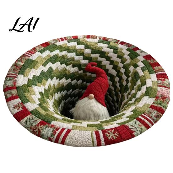 Festive Indoor Party Entrance Mat 3D Halloween Rug Bottomless Pit Illusion Quilted Look Floor Spooky Living Room Decor Mat Non-Slip Area Rug