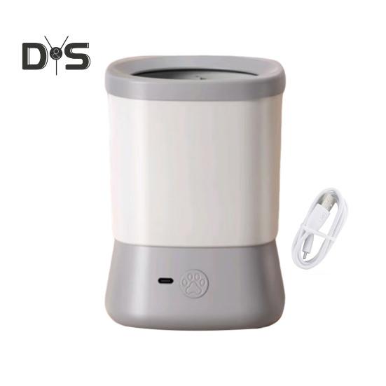 Автоматический очиститель для собачьих лап, перезаряжаемый через USB, силиконовая грязная машина для чистки лап для маленьких, средних и больших кошек и собак