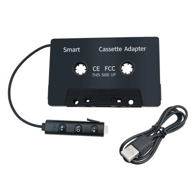 Классический автомобильный MP3 кассетный адаптер, потоковая передача музыки по Bluetooth 5.1, встроенный микрофон для звонков