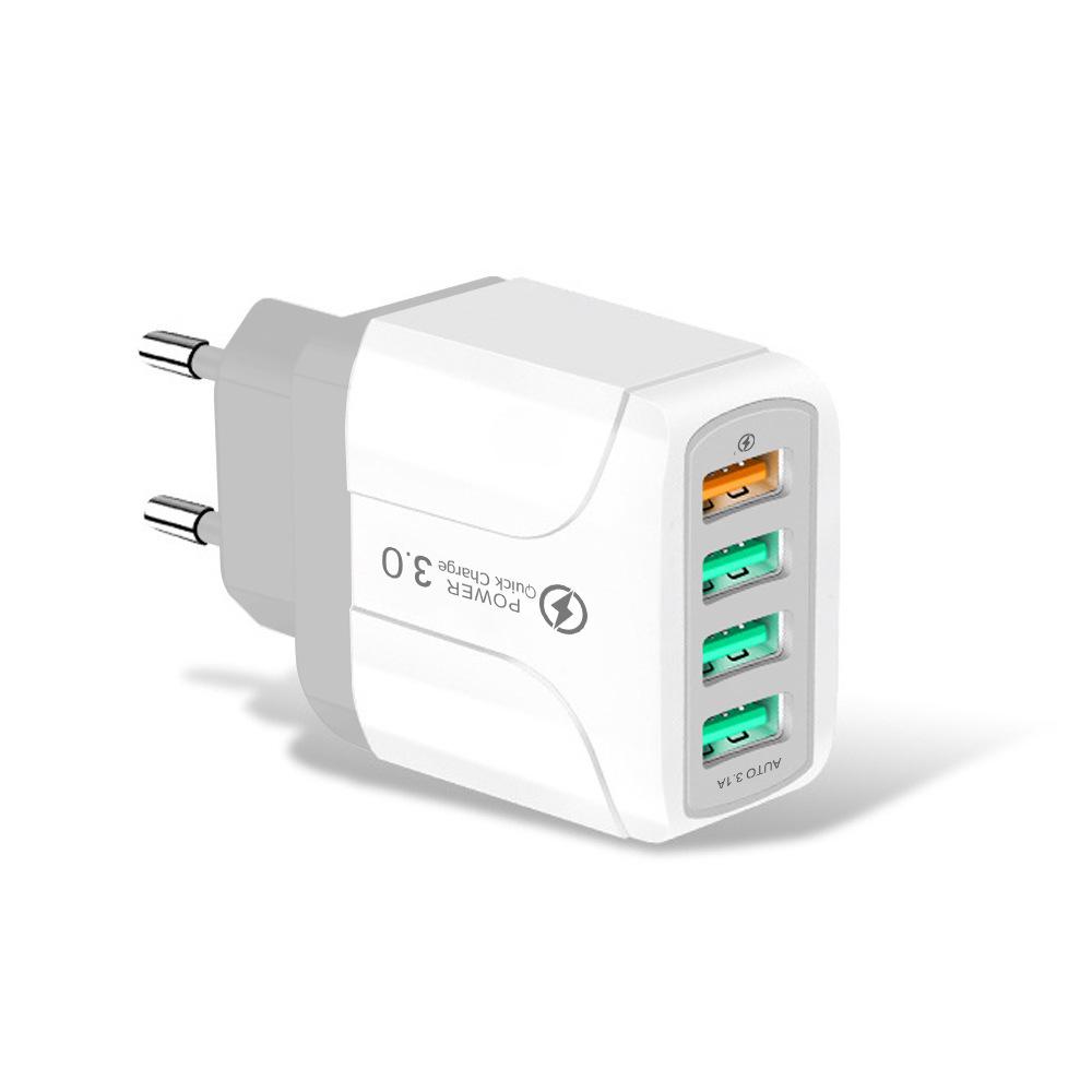 PD33W QC3.0 Многопортовое 65 Вт GaN Быстрое зарядное устройство, 9В/12В, Европейский стандарт
