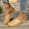 Ladies Shoes Baotou Women's Slippers Fashion Solid Daily Slippers Women High Quality Square Toe Flat Slippers