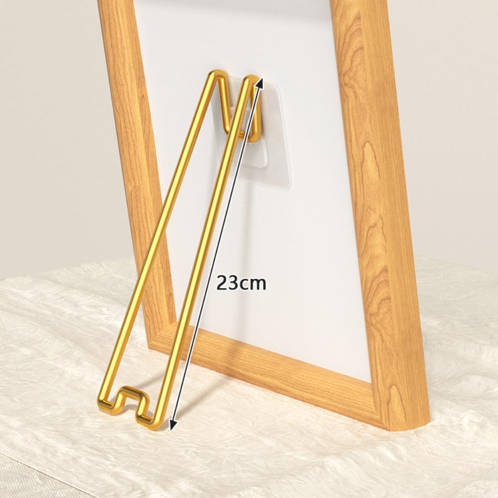 2pcs Back Support Picture Frame Back Bracket Metal Easel Back Support Photo Frame Stand