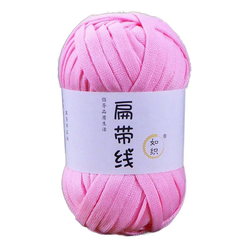 Elastic Knitting Yarn DIY Crochet Carpets Yarn Terylene Flat Thread T-Shirt Yarn  Sewing