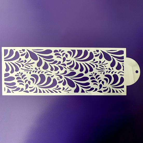 16 шт ПЭТ трафареты для торта с антипригарным покрытием уникальный домашний коврик для украшения ресторана