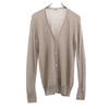 Long Sleeve V-neck Knit Cardigan XS Brown Women Used