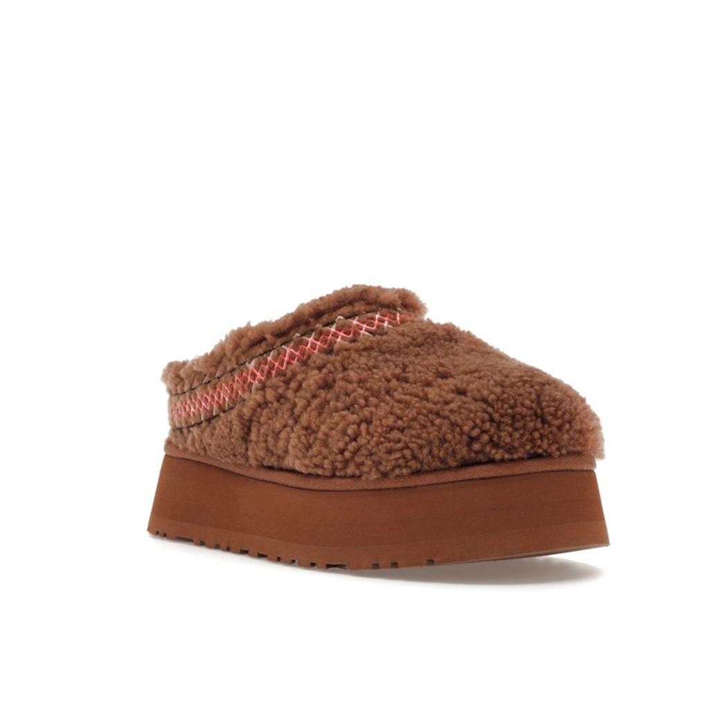 UGG Tazz Braid Slipper Hardwood Women Sneakers Brown 1143976-HWD