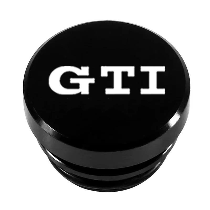 WGLRK1 12V Universal Car Cigarette Lighter Plug Cover For Volkswagen VW GTI Logo Black Red Eject Button Car Interior Accessories