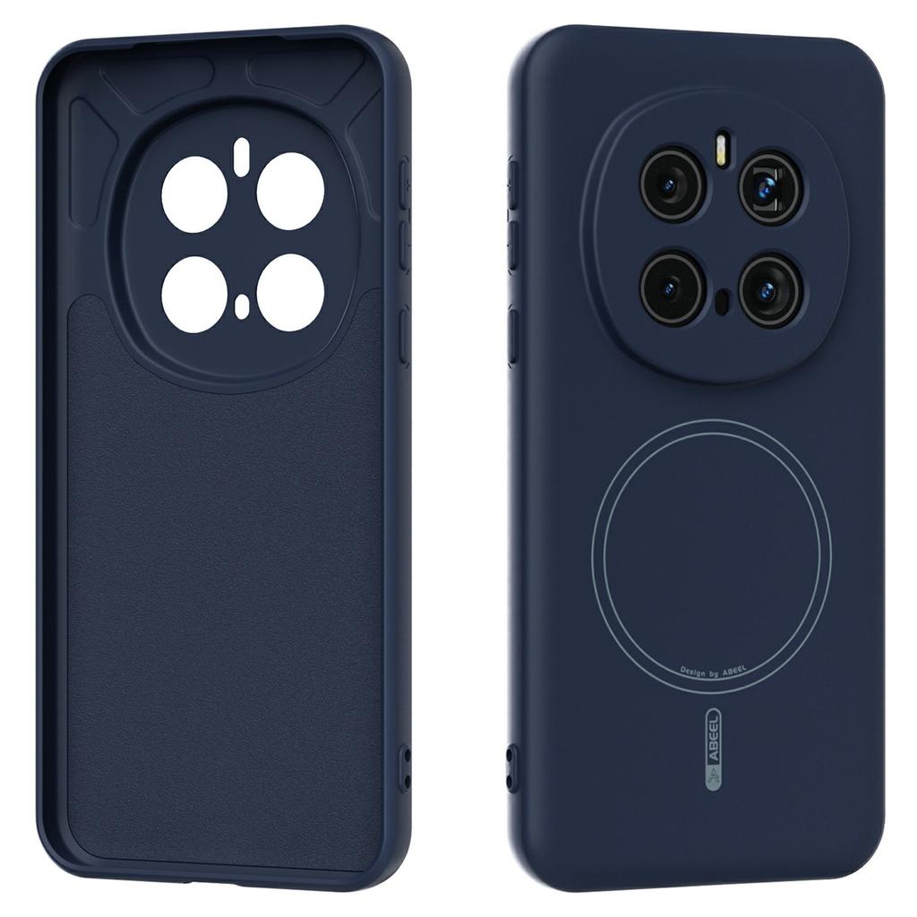 ABEEL For Honor Magic7 Pro 5G Magnetic Case Skin Touch Liquid Silicone Phone Back Cover