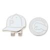 Puma Marker Golf PCAT Cap with Clip Puma Free Size Marker, White,