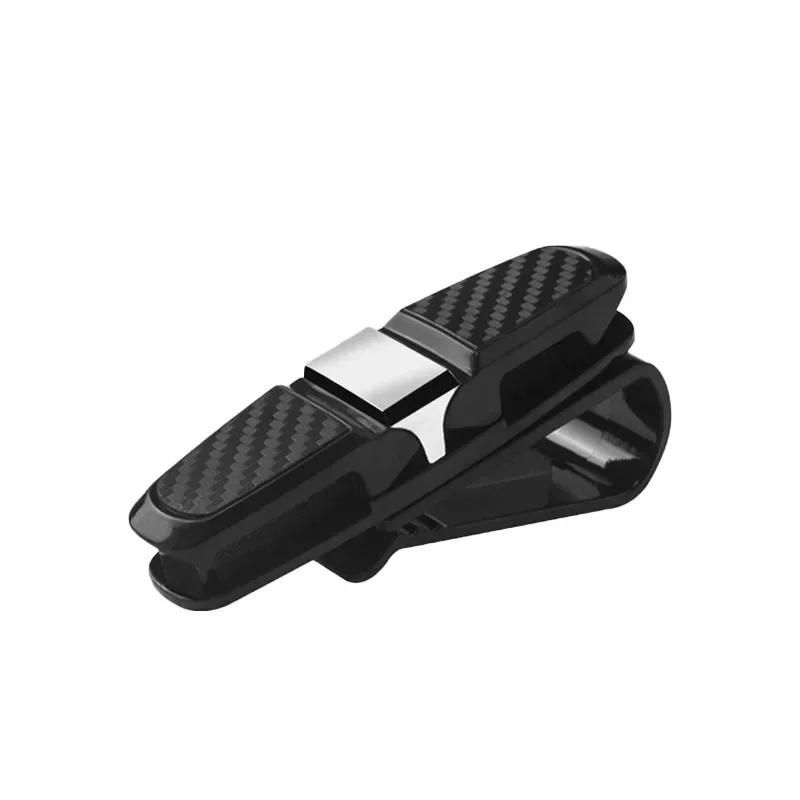 Universal Car Auto Sun Visor Glasses Box Sunglasses Clip Card Ticket Holder Fastener Pen Case Eyeglasses Clips Accessories