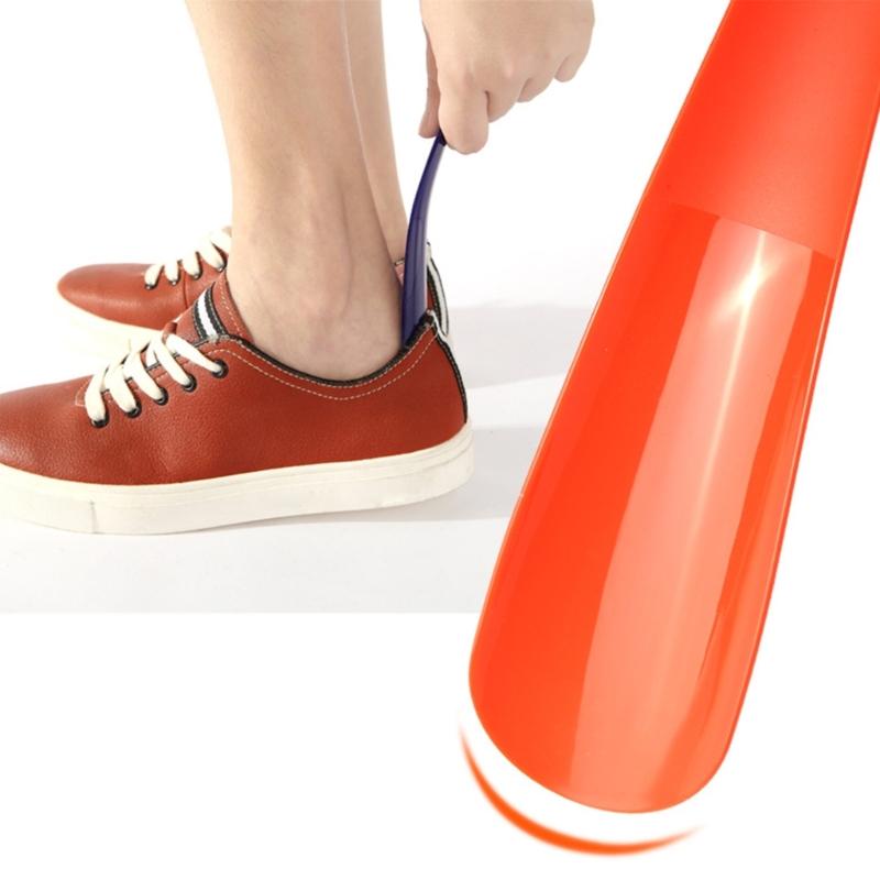 Ergonomic Shoe Horn Lightweight Durable Plastic Design For Elderly Pregnant Women Easy Slip On Assistance Tool